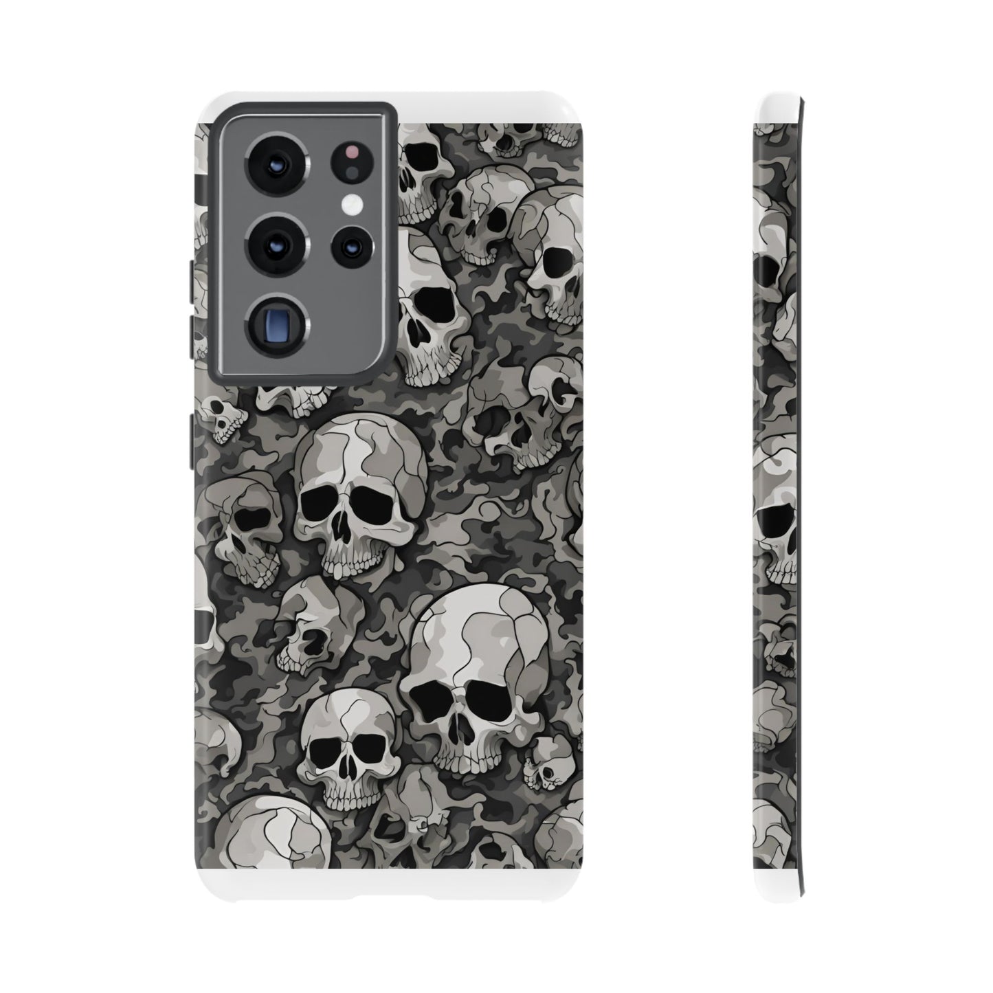 SKULL phone case TOUGH iPhone 16/15/14/13/12/11 Pro Max | Galaxy S24/S23/S22 Ultra | Pixel 7/8/9 | Slim & Tough