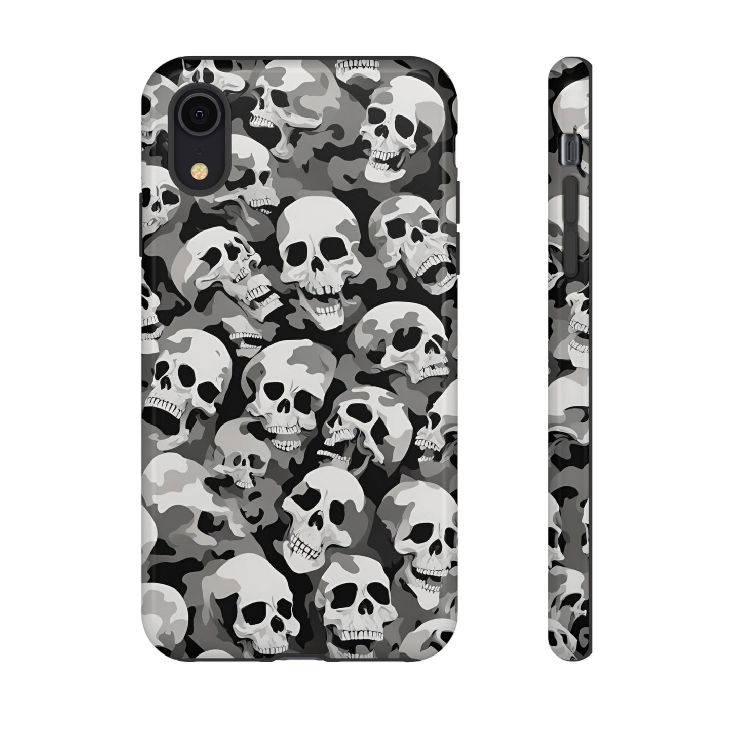 SKULL phone case TOUGH iPhone 16/15/14/13/12/11 Pro Max | Galaxy S24/S23/S22 Ultra | Pixel 7/8/9 | Slim & Tough