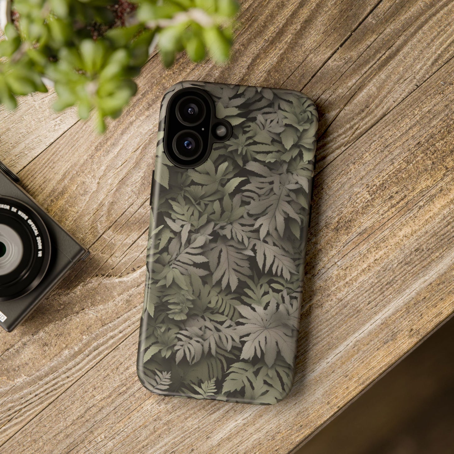 LEAF phone case TOUGH iPhone 16/15/14/13/12/11 Pro Max | Galaxy S24/S23/S22 Ultra | Pixel 7/8/9 | Slim & Tough