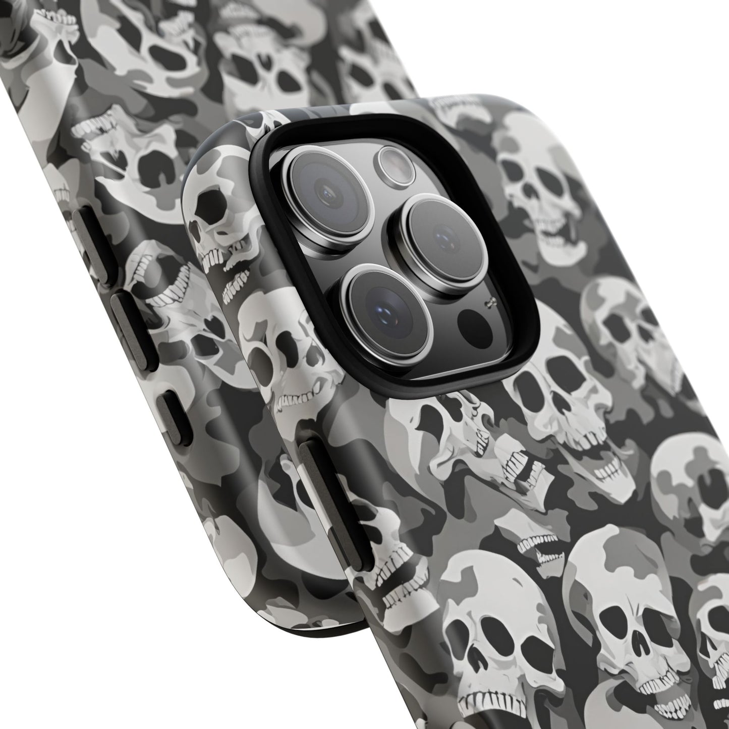 SKULL phone case TOUGH iPhone 16/15/14/13/12/11 Pro Max | Galaxy S24/S23/S22 Ultra | Pixel 7/8/9 | Slim & Tough