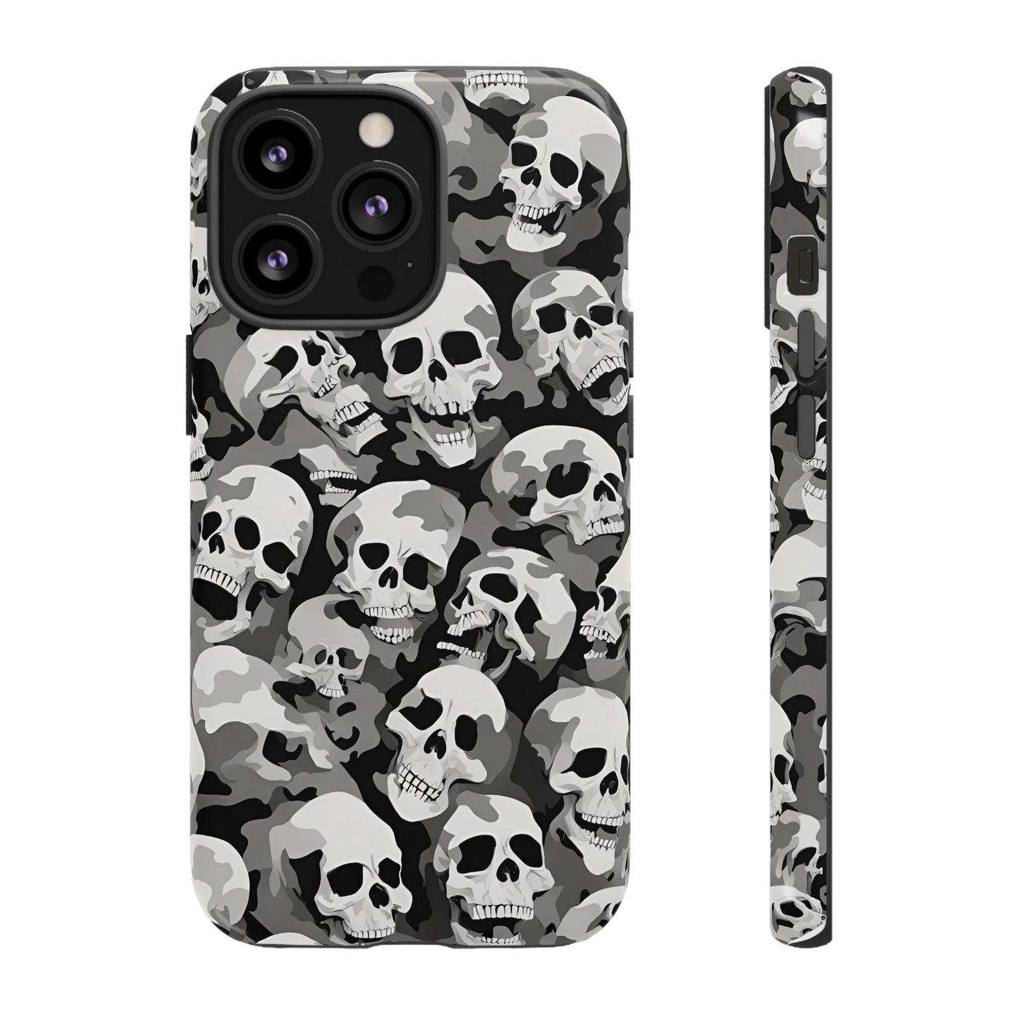 SKULL phone case TOUGH iPhone 16/15/14/13/12/11 Pro Max | Galaxy S24/S23/S22 Ultra | Pixel 7/8/9 | Slim & Tough