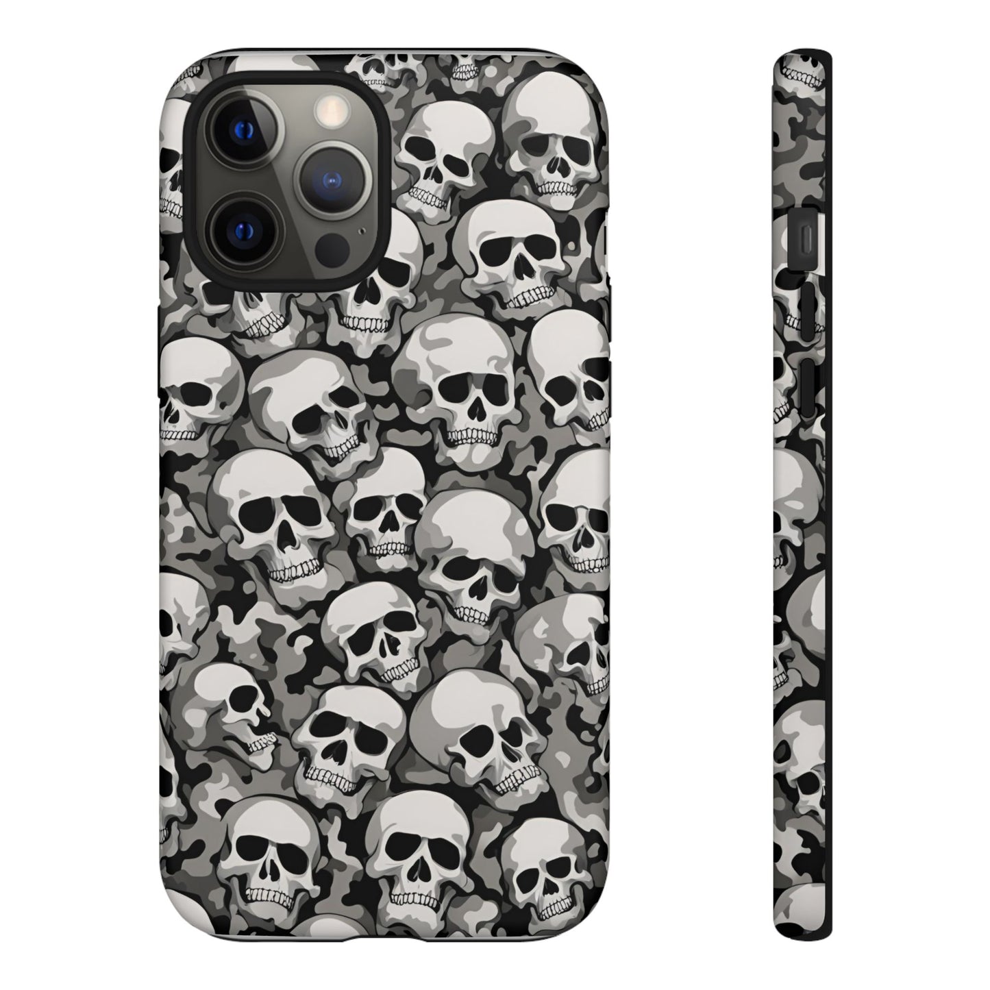 SKULL phone case TOUGH iPhone 16/15/14/13/12/11 Pro Max | Galaxy S24/S23/S22 Ultra | Pixel 7/8/9 | Slim & Tough