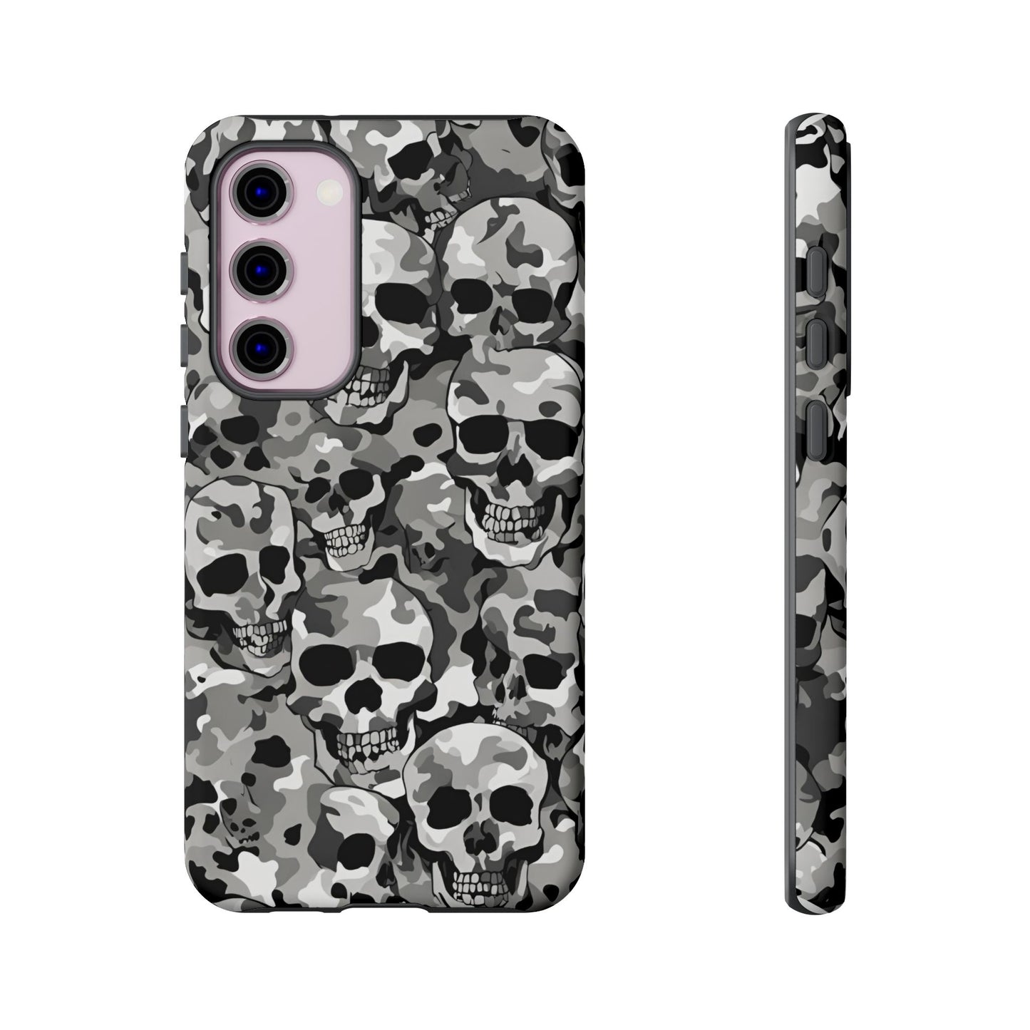 SKULL CAMO phone case TOUGH iPhone 16/15/14/13/12/11 Pro Max | Galaxy S24/S23/S22 Ultra | Pixel 7/8/9 | Slim & Tough