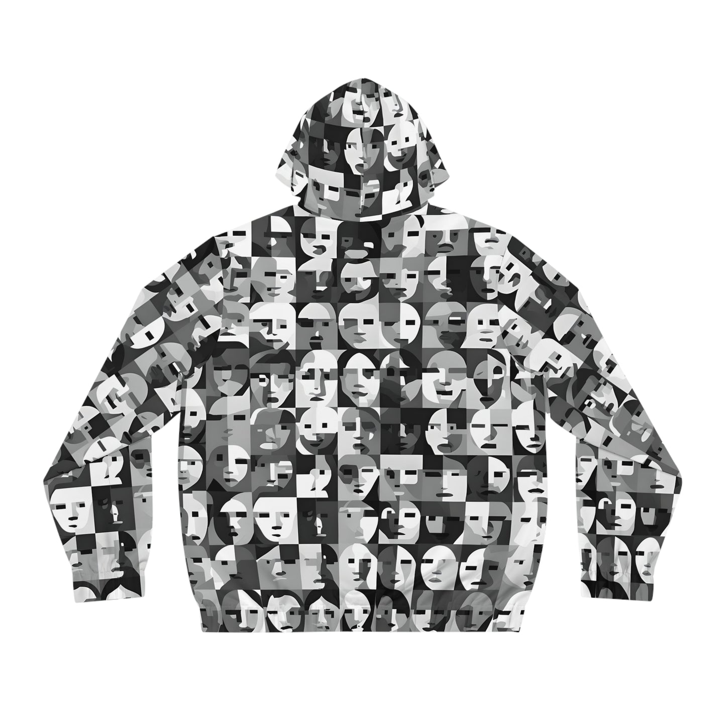 Anti Facial Recognition Hoodie, Anti Surveillance Clothing for Gamers 16-bit design