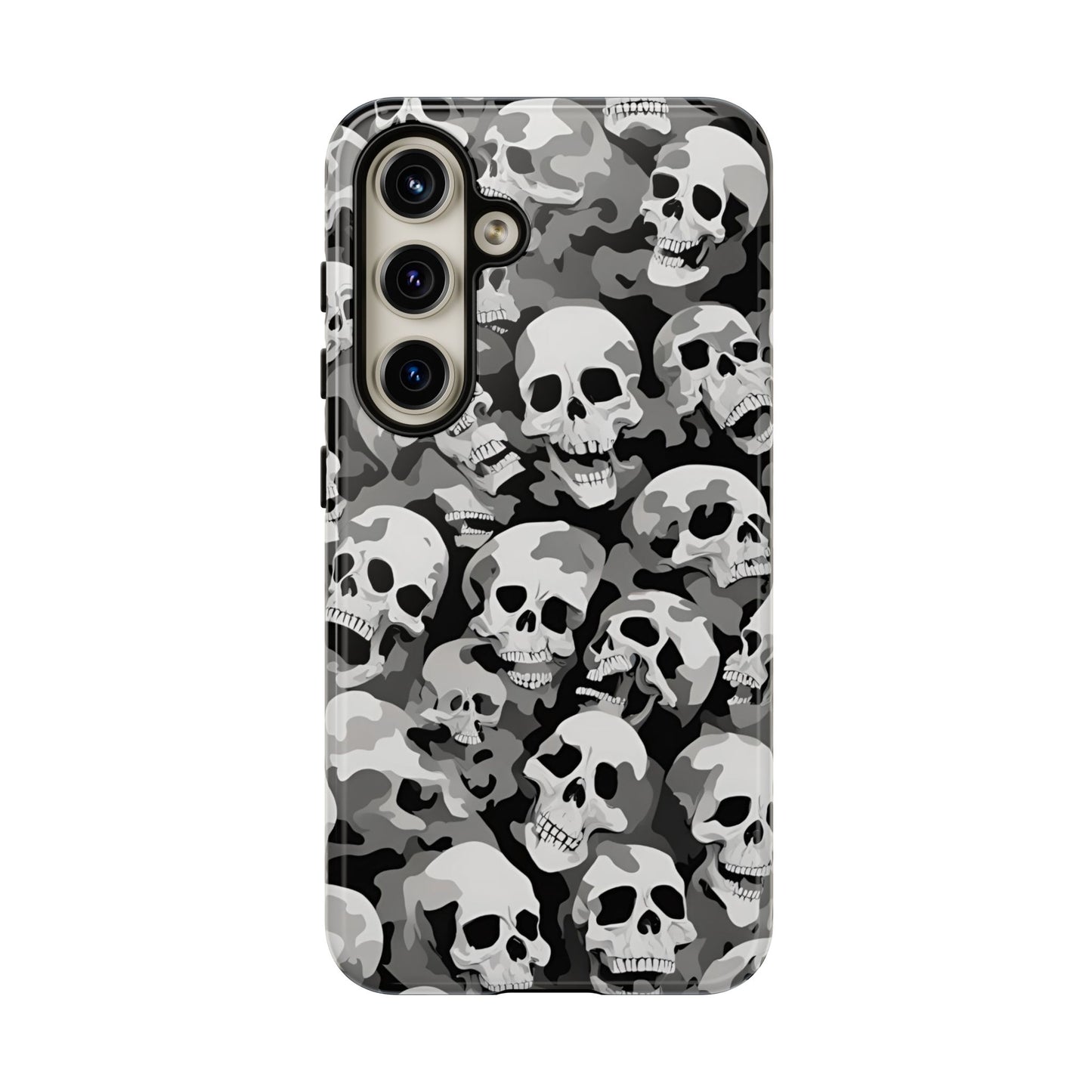 SKULL phone case TOUGH iPhone 16/15/14/13/12/11 Pro Max | Galaxy S24/S23/S22 Ultra | Pixel 7/8/9 | Slim & Tough