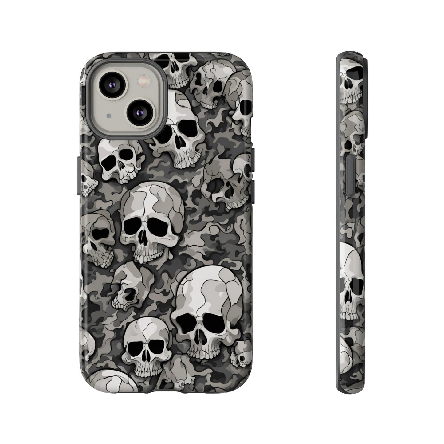 SKULL phone case TOUGH iPhone 16/15/14/13/12/11 Pro Max | Galaxy S24/S23/S22 Ultra | Pixel 7/8/9 | Slim & Tough