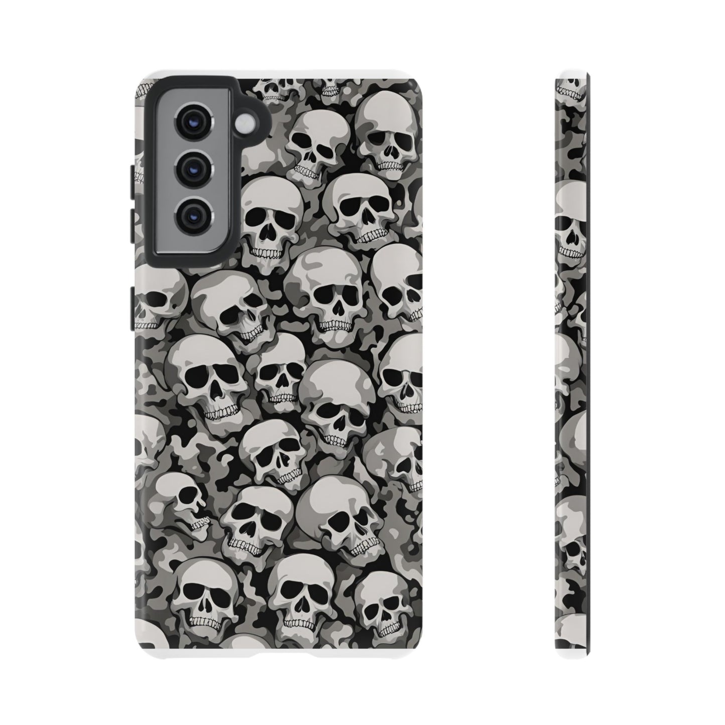 SKULL phone case TOUGH iPhone 16/15/14/13/12/11 Pro Max | Galaxy S24/S23/S22 Ultra | Pixel 7/8/9 | Slim & Tough