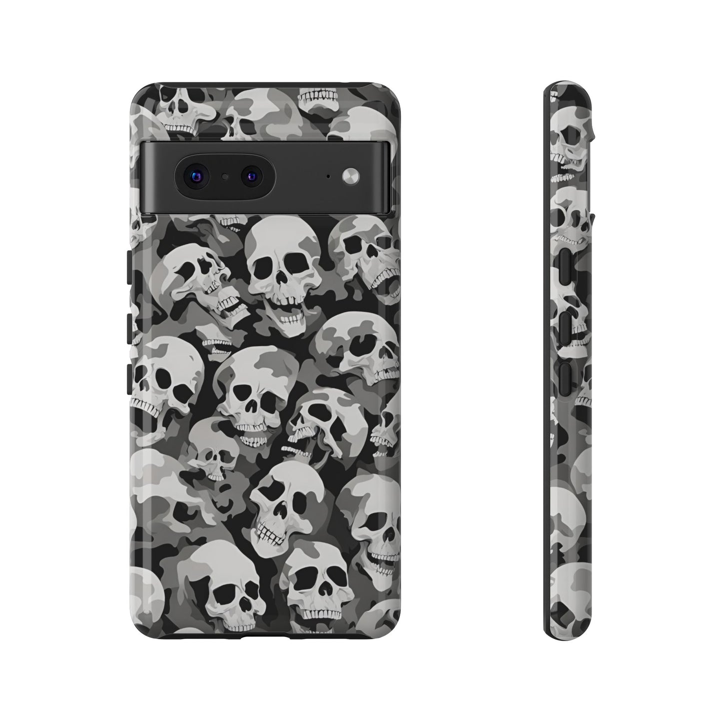 SKULL phone case TOUGH iPhone 16/15/14/13/12/11 Pro Max | Galaxy S24/S23/S22 Ultra | Pixel 7/8/9 | Slim & Tough