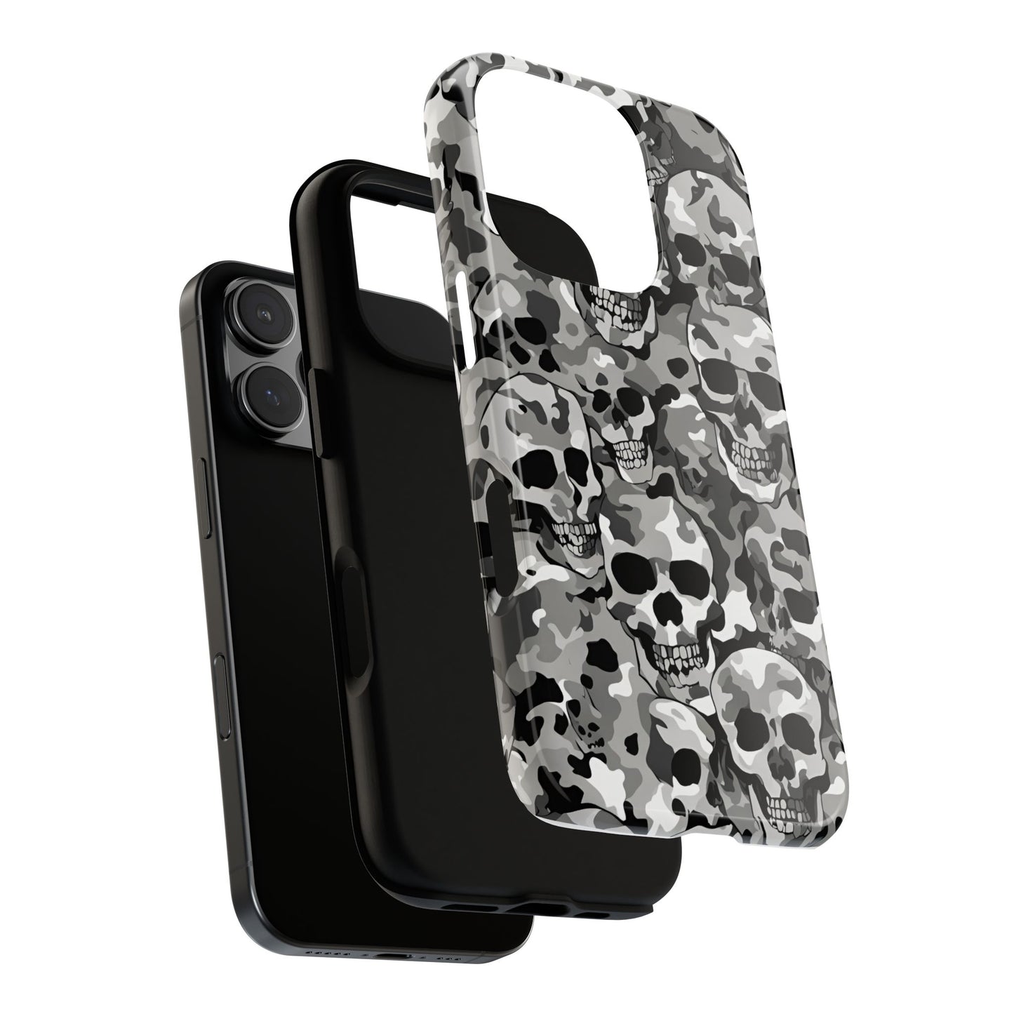 SKULL CAMO phone case TOUGH iPhone 16/15/14/13/12/11 Pro Max | Galaxy S24/S23/S22 Ultra | Pixel 7/8/9 | Slim & Tough