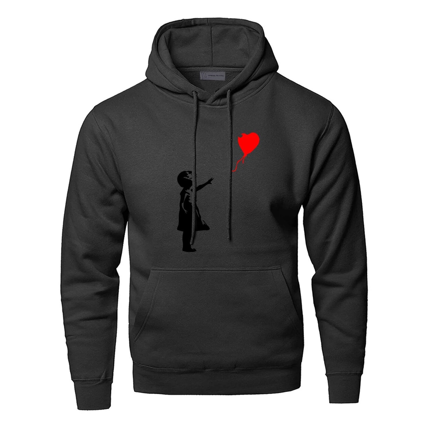 World Peace Hoodies Sweatshirts Balloon Girl Banksy Love Hooded Sweatshirt Hoodie Winter Autumn Warm Print Streetwear