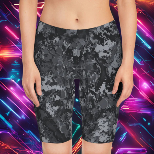 Black camo Bike Shorts women crypsis noir black special edition