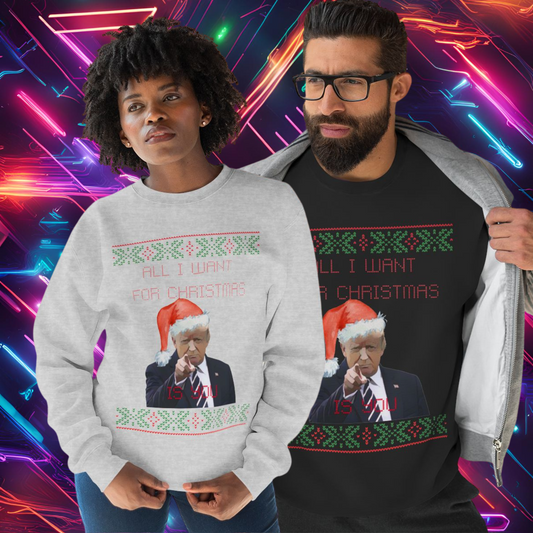 His Hers Trump Christmas Sweater